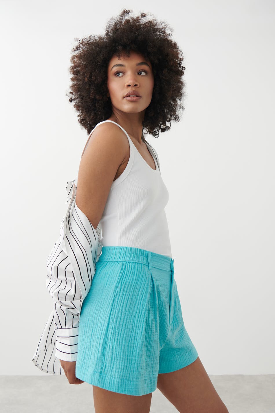 Lunia gauze shorts