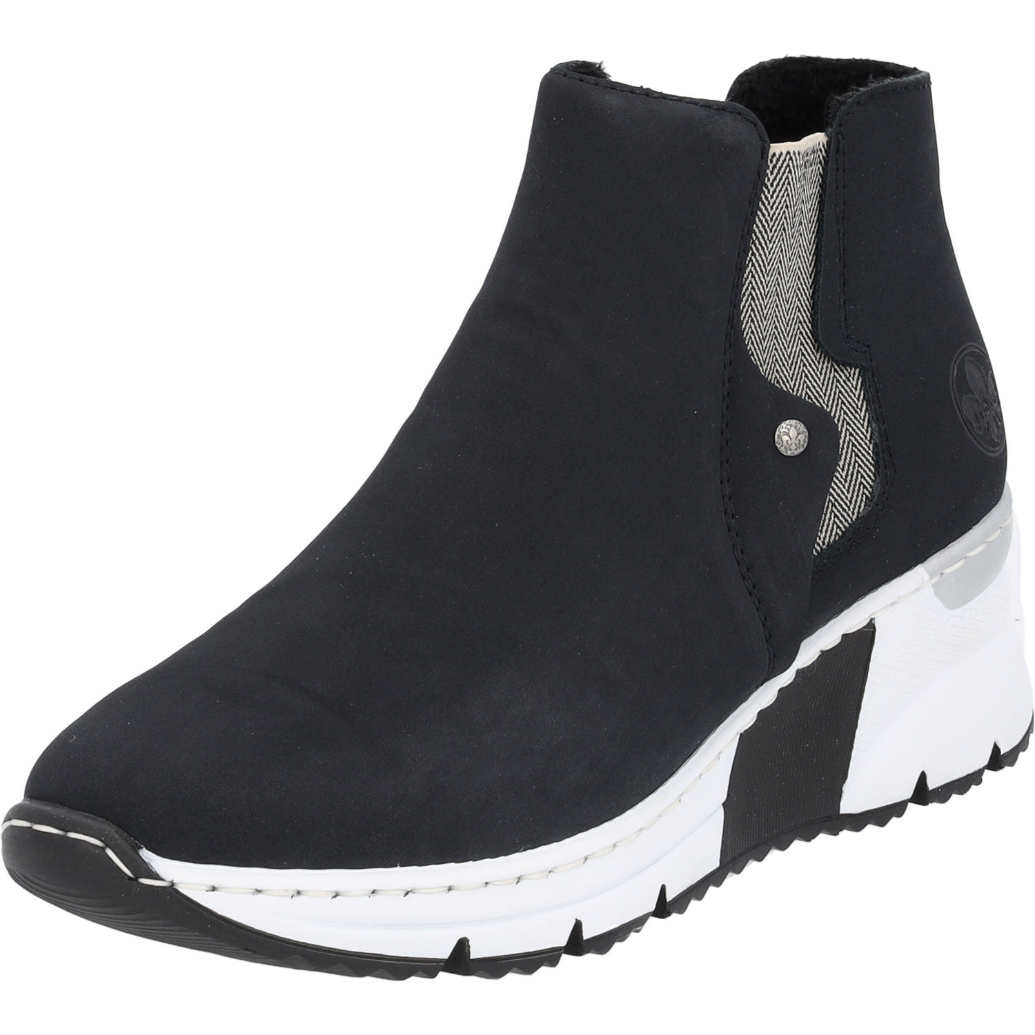 Rieker X6361, Sneakers High, Damen, Schwarz