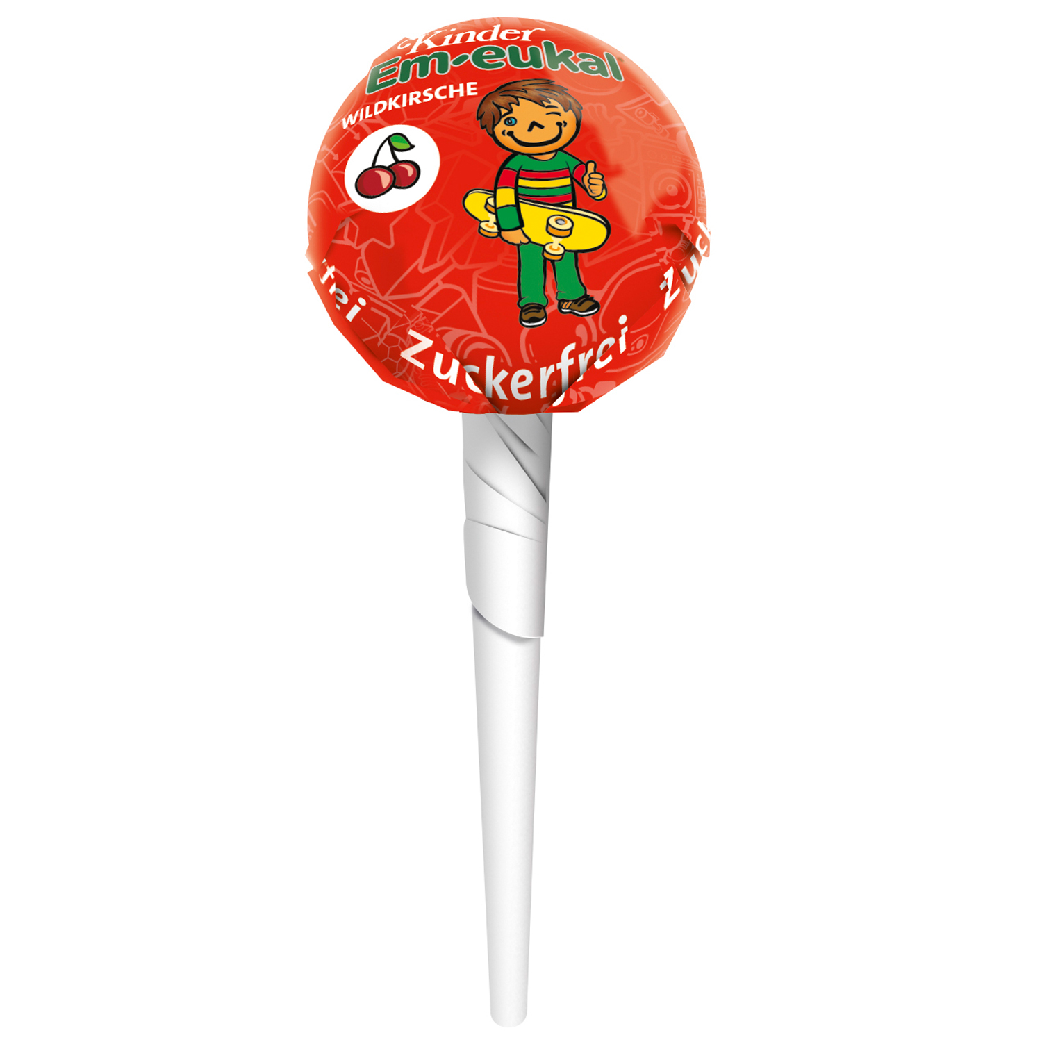 Kinder Em-eukal Hustenlollis Wildkirsche zuckerfrei 100er