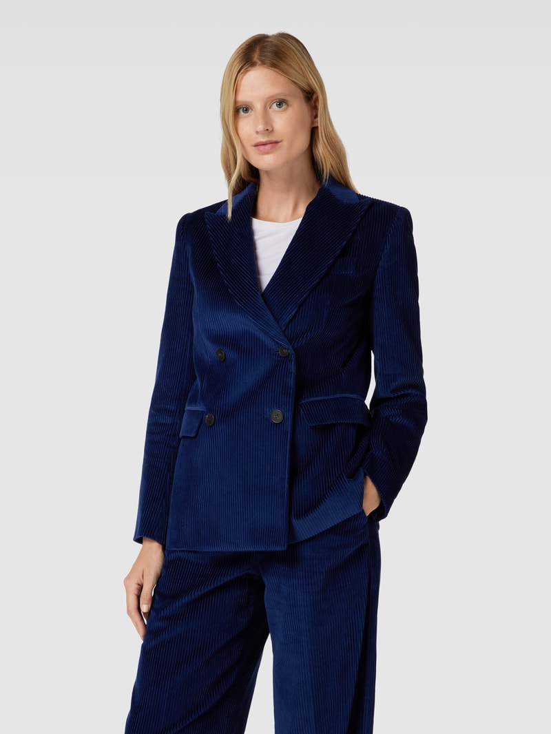 Blazer in Cord-Optik Modell 'KATANGA' in blau