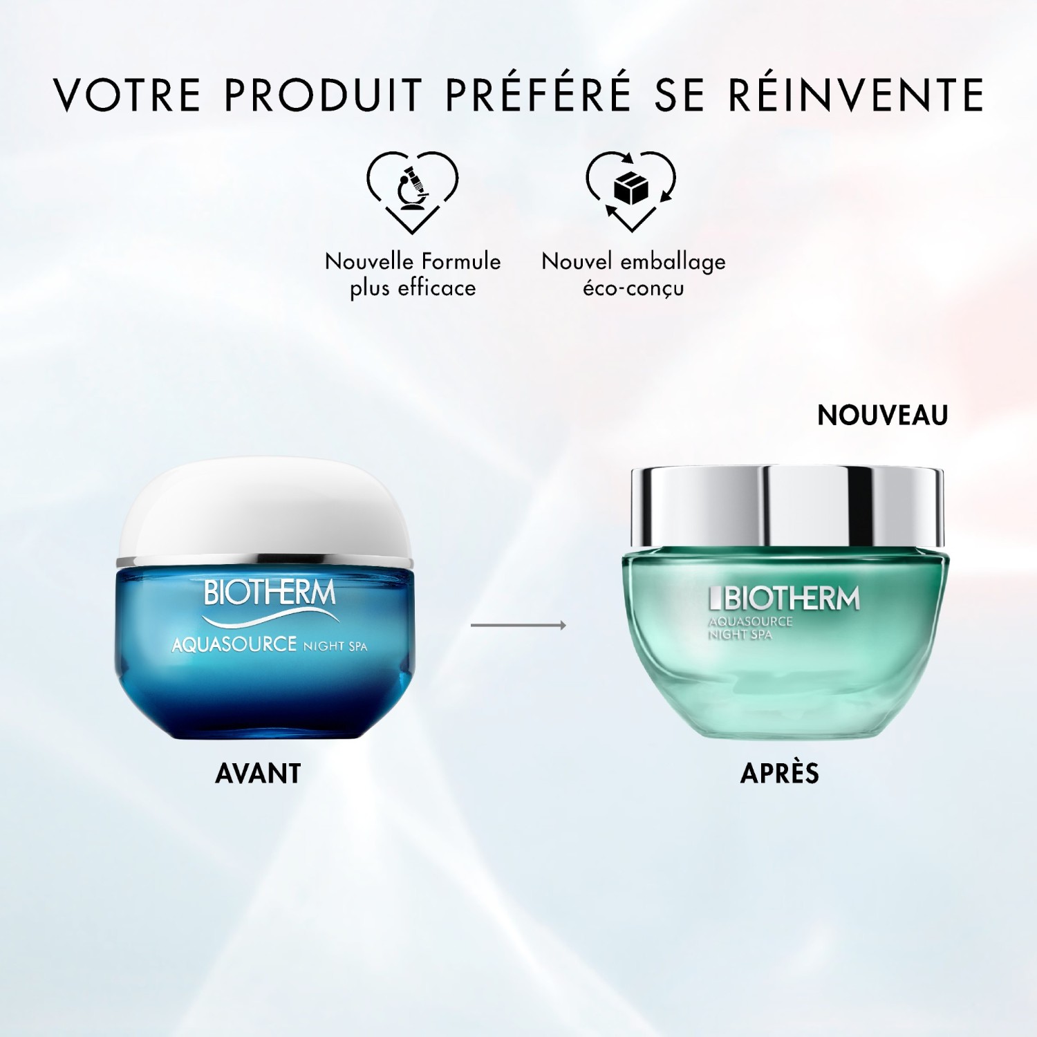 Crema notte Biotherm Triplo Effetto: reidrata, leviga e lenisce.