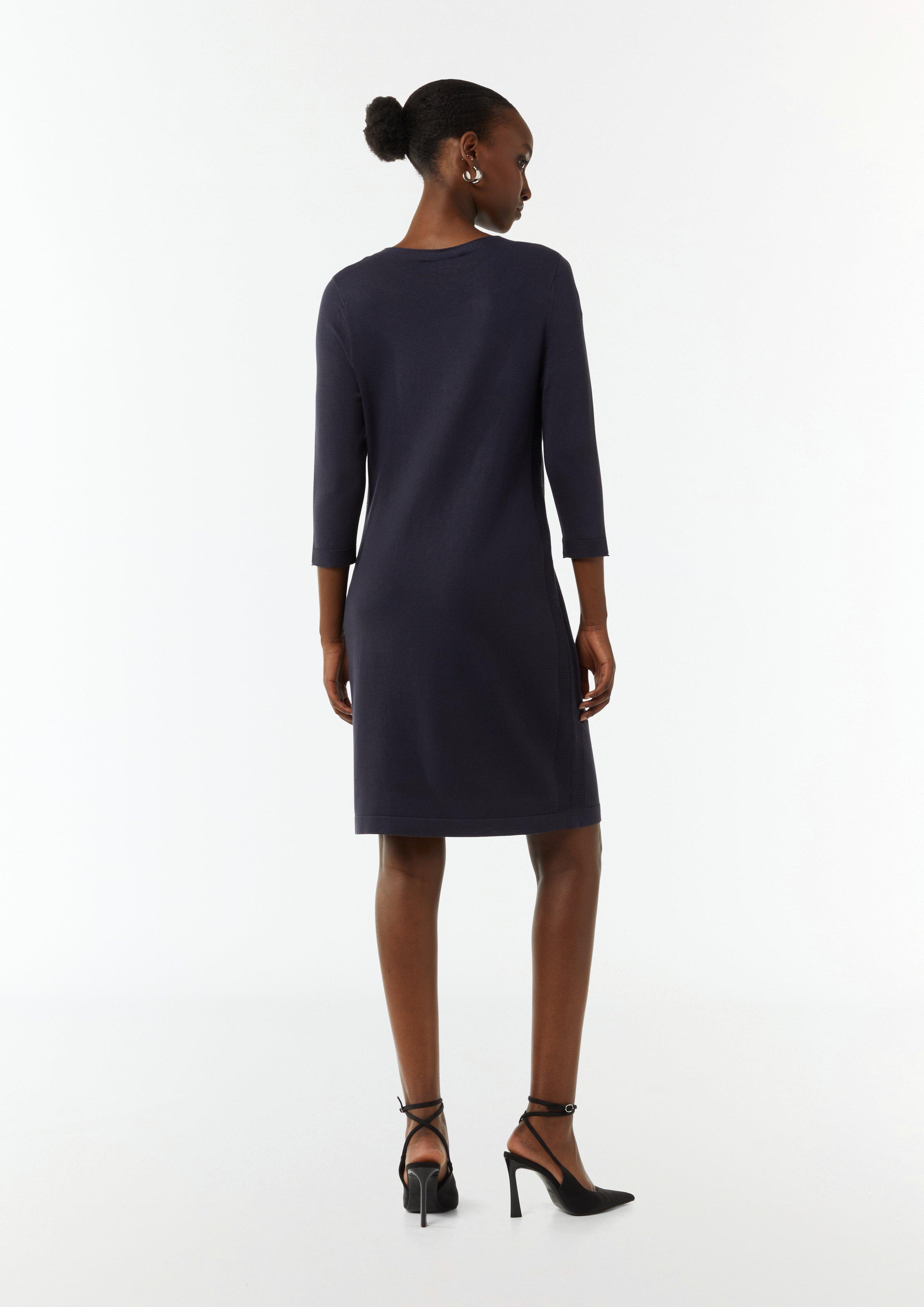 Strickkleid im Relaxed Fit - navy