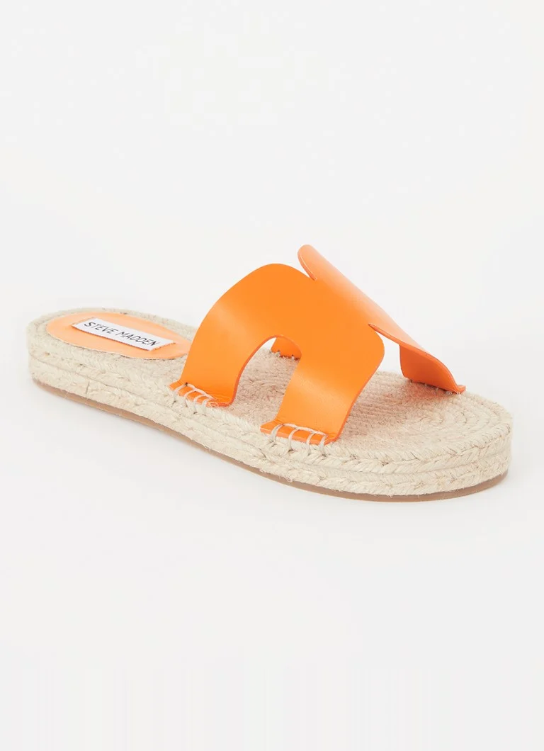 Steve Madden Cheer Up slide with leather details
