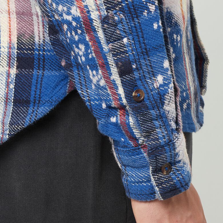 JORDAN x Awake NY Flannel Shirt Blue