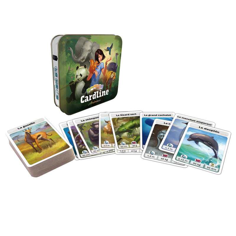 Jeu de société Cardline Animaux Asmodée