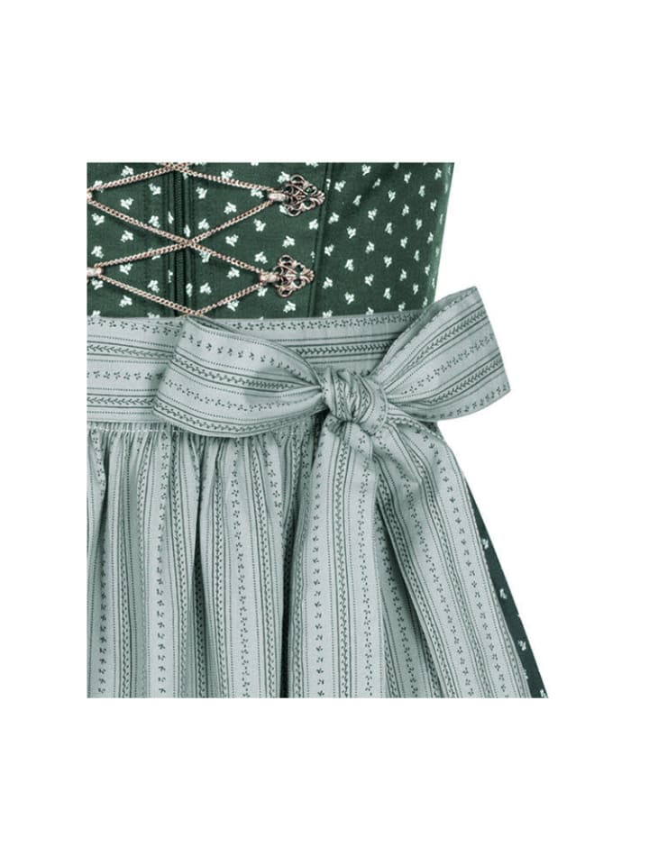 Nübler Dirndl lang Thea in Petrol günstig kaufen
