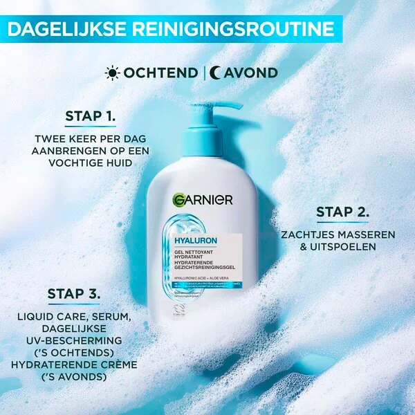 Garnier Hyaluron hidratáló arctisztító gél 250ml