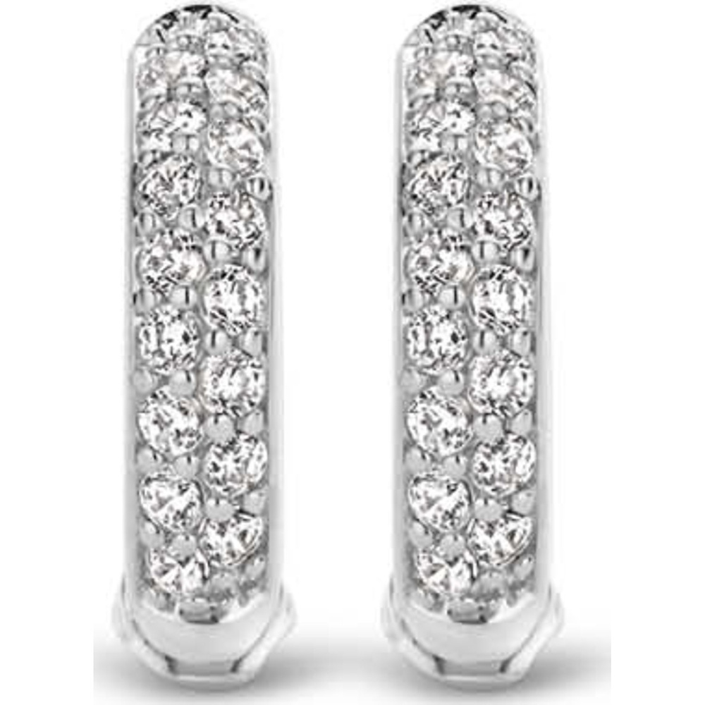 TI SENTO - Milano Créoles 925 Argent Boucles d'oreilles