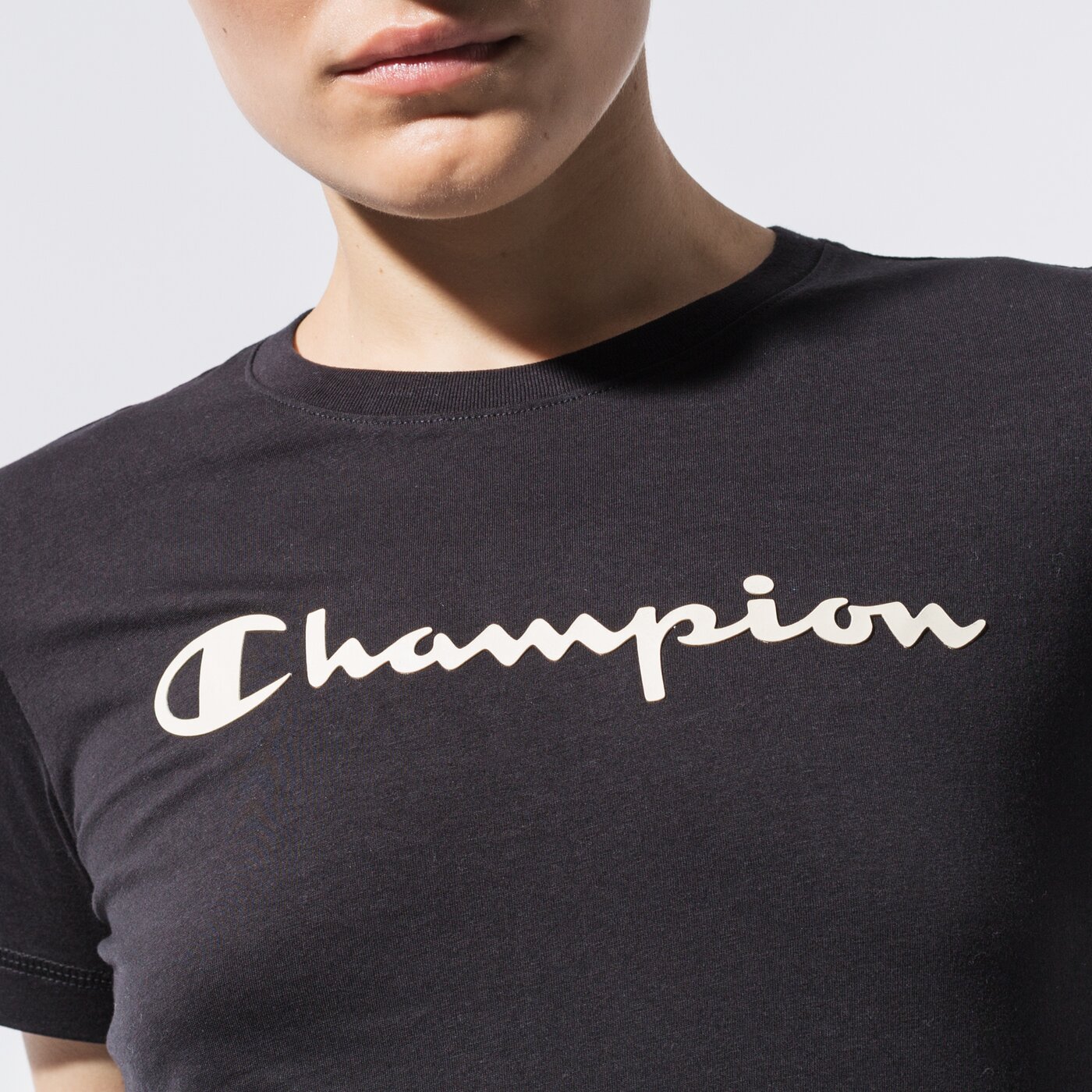 CHAMPION T-SHIRT CREWNECK T-SHIRT Schwarz