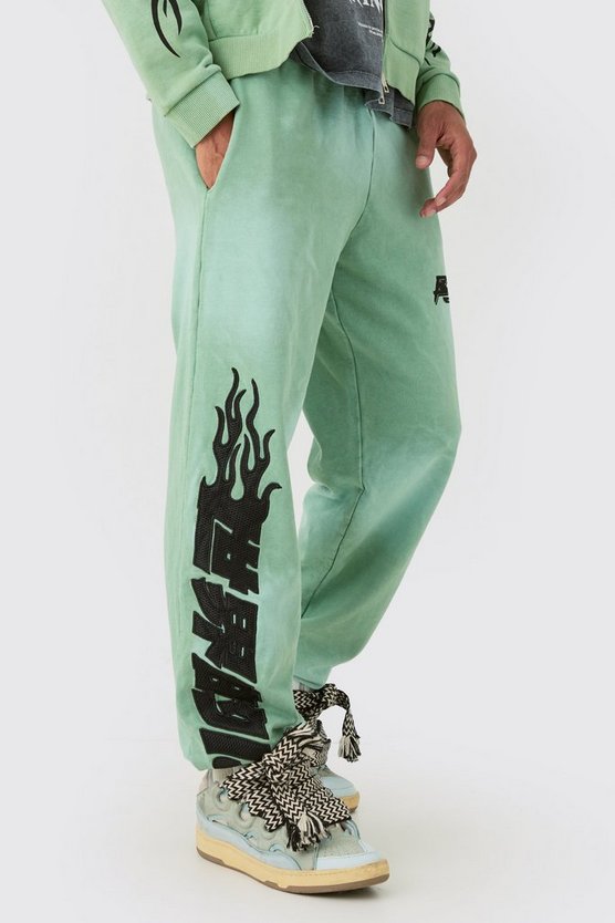 Oversize Jogginghose mit Applikation