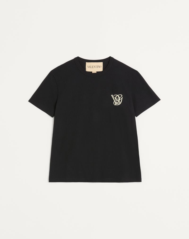 T-shirt en coton avec patch Vg