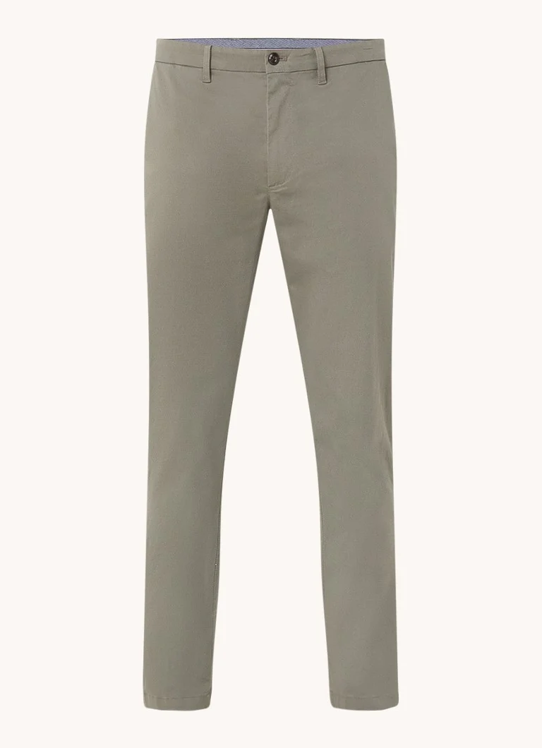 Pantaloni chino Tommy Hilfiger Denton Slim Fit cu buzunare laterale