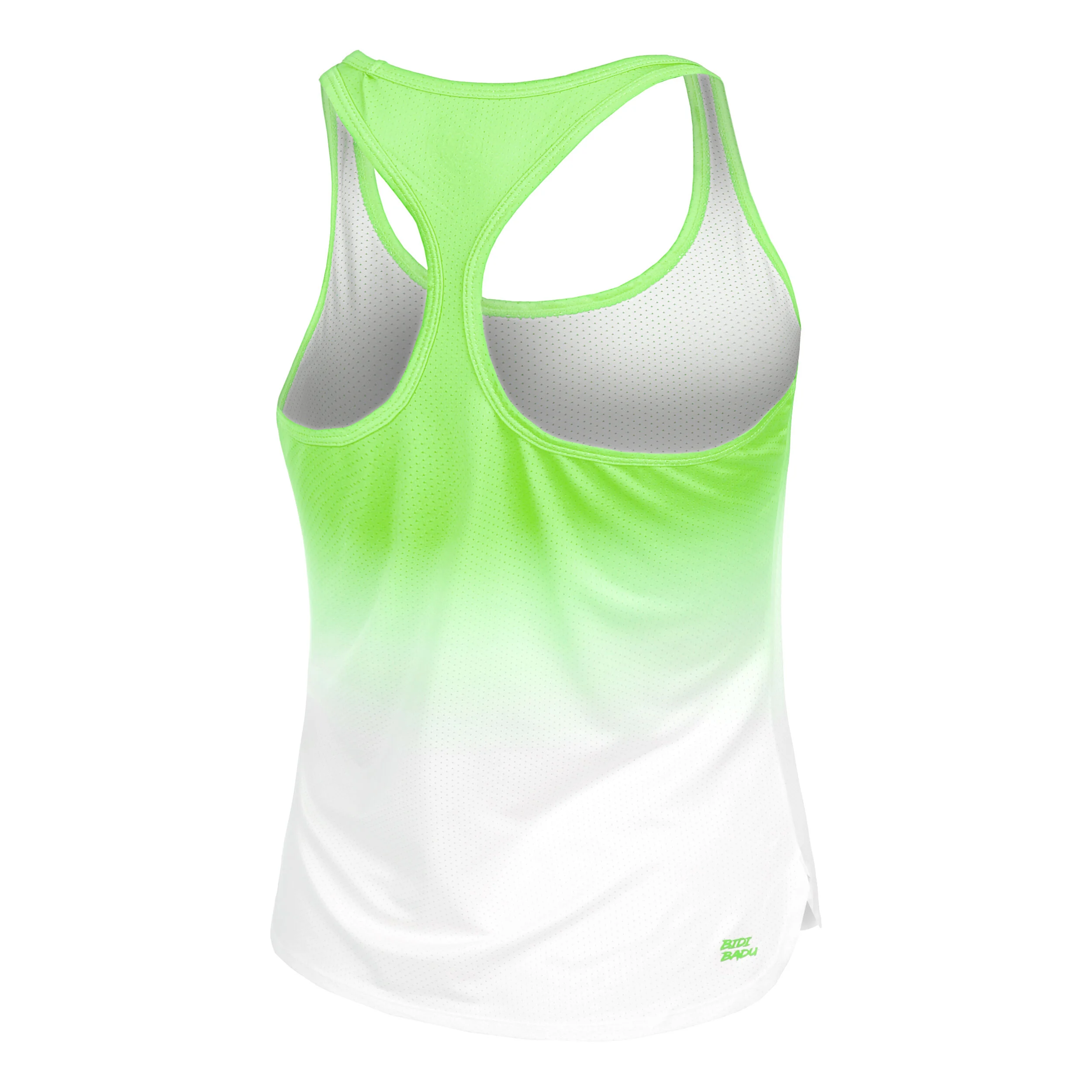 Crew Gradiant Tank-Top Damen - Neongrün, Weiß