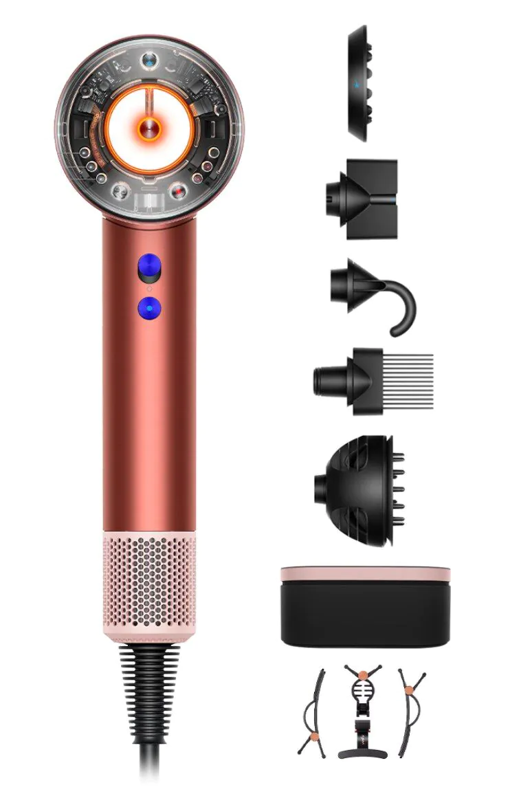 Στεγνωτήρας μαλλιών Dyson Supersonic Nural, καφέ φράουλας