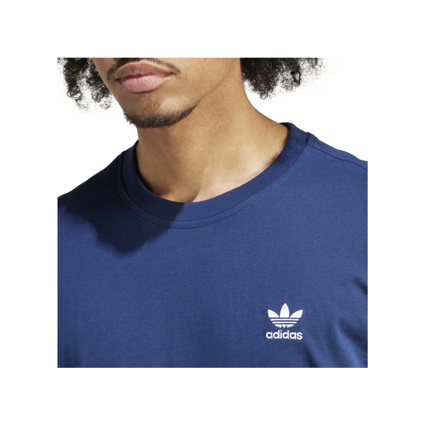 adidas Essentials Trefoil T-Shirt Blau