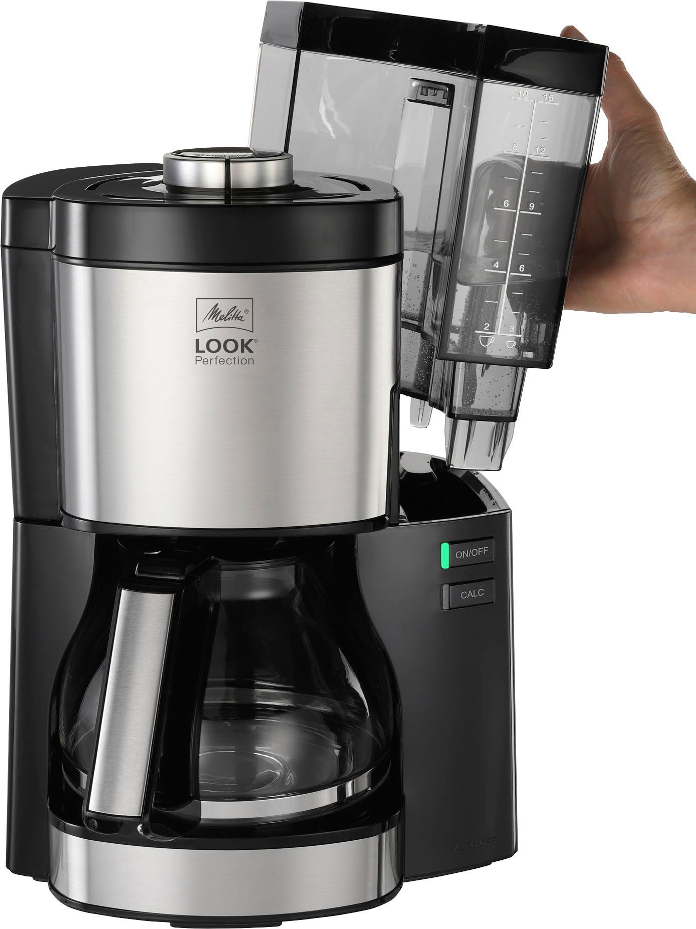 Melitta Filterkaffeemaschine Look® Perfection 1025-06, 1,25l Kaffeekanne, Papierfilter 1x4