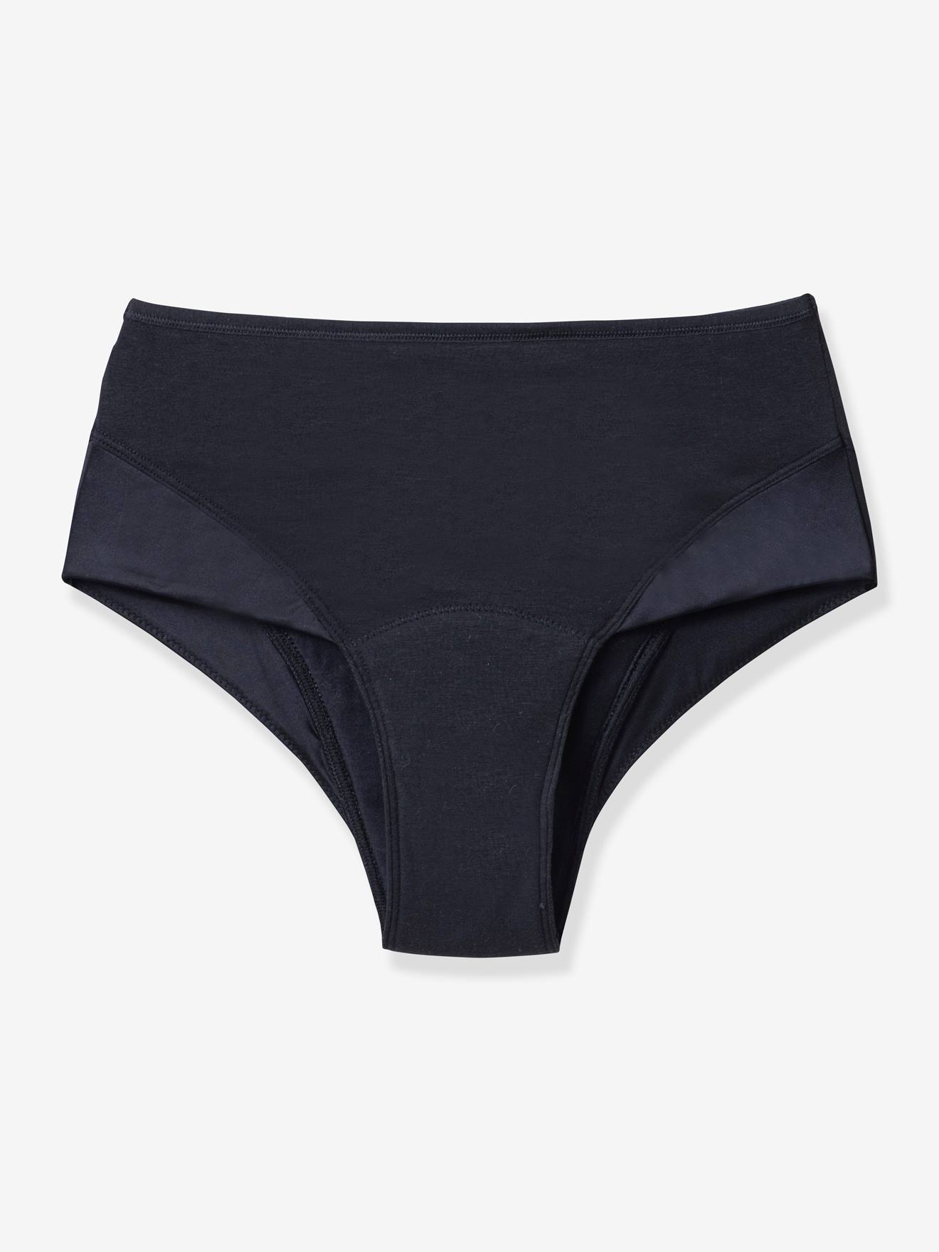 Culotte menstruelle taille haute Montana HERLOOP (flux modéré/abondant) noir
