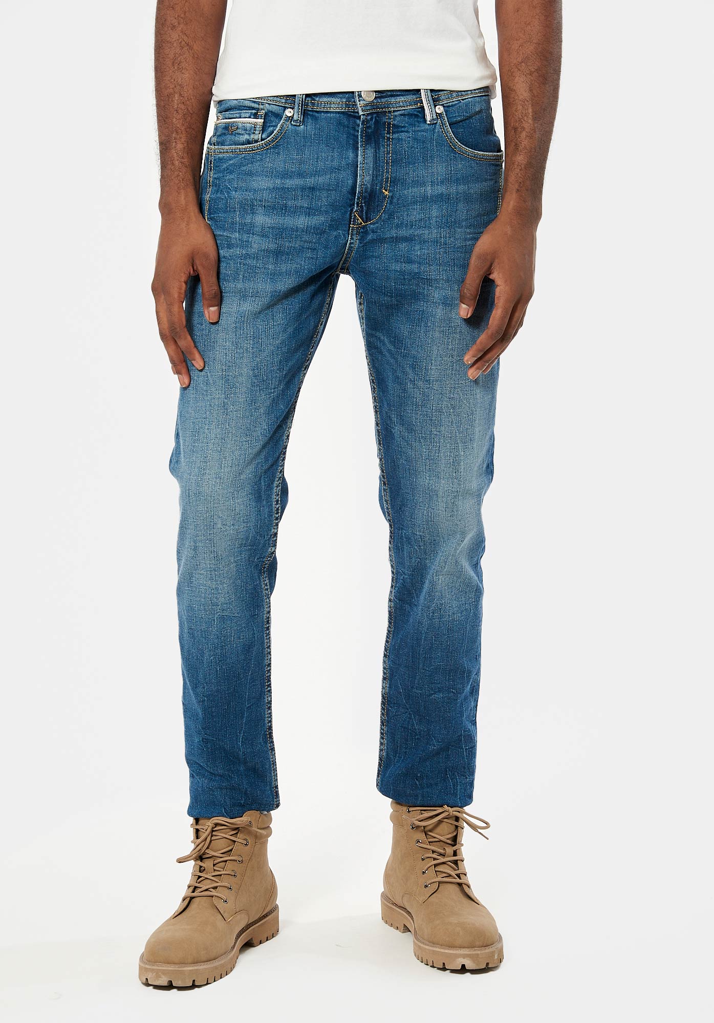 JOKER  Jean relaxed cropped Homme