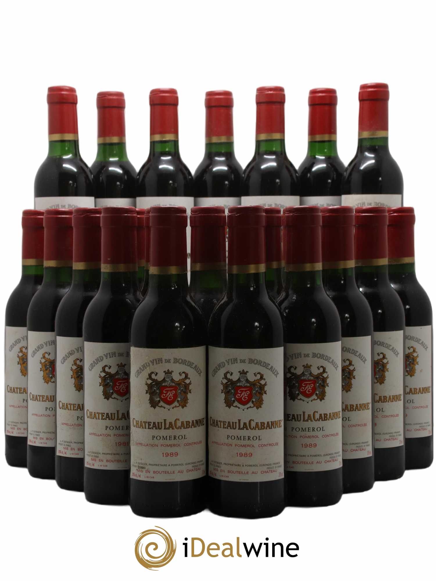 Pomerol La Cabanne 1989 - Lot de 24 Demi-bouteilles
