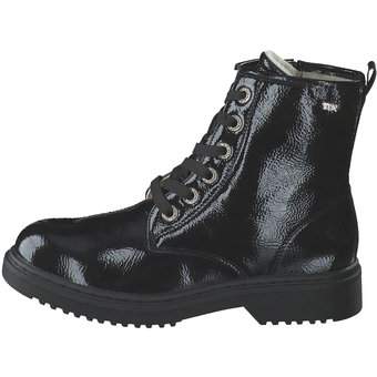 Barbarella Schnür Boots in schwarz