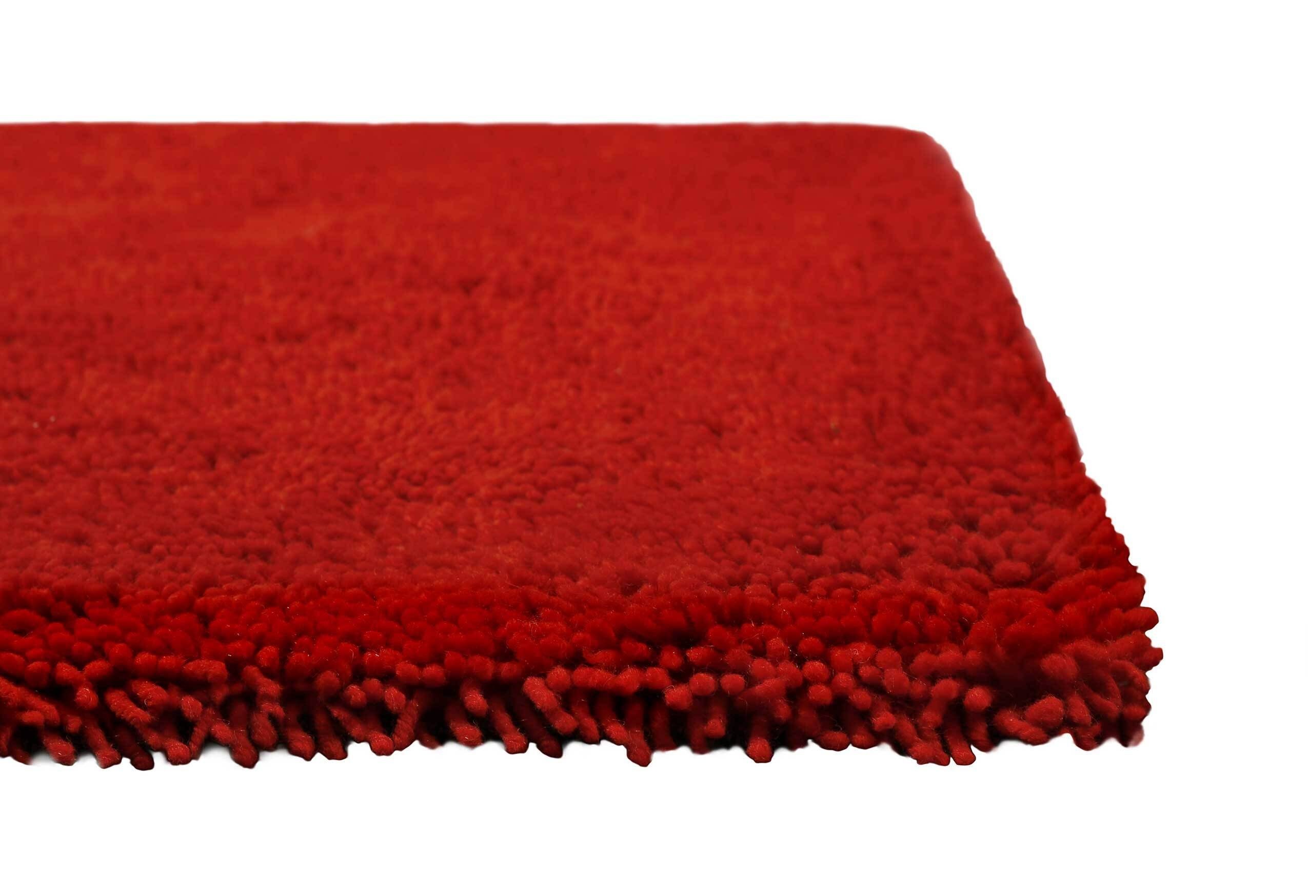 Hochflor-Teppich Rossi, Homie Living, rechteckig, Höhe: 50 mm, Wollteppich, kuschelig weich, Wohnzimmer, Schlafzimmer, Kinderzimmer