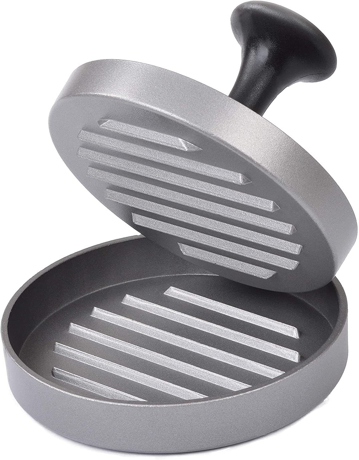 Tefal Burgerpresse W87, Tefal Hamburger-Maker Schwarz, Aluminium-HAMBURGERPRESSE