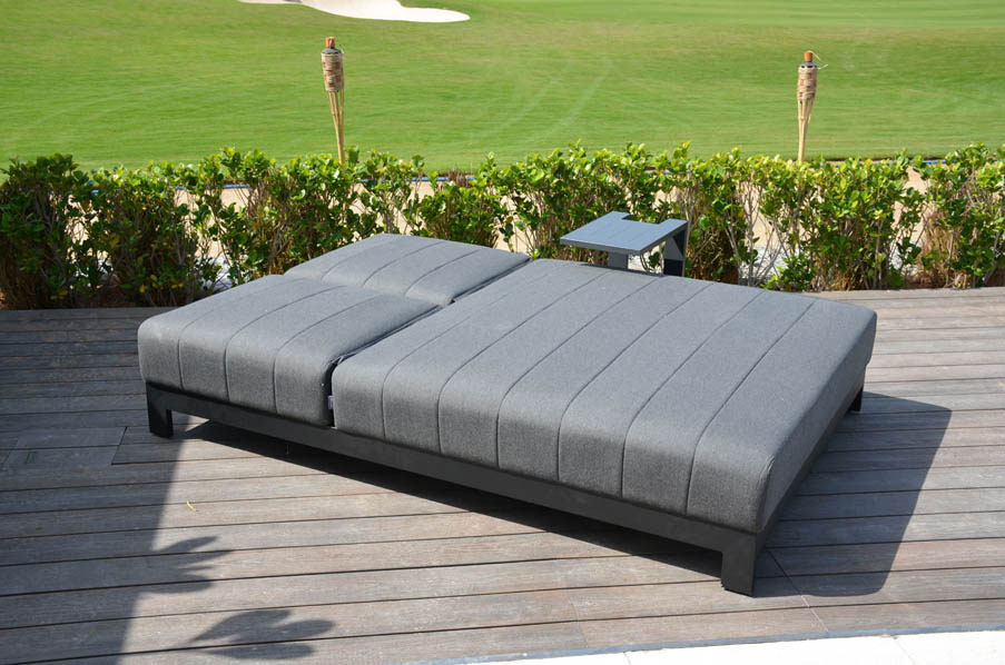 OUTDOORSonnenliege 2-er Sunbrella