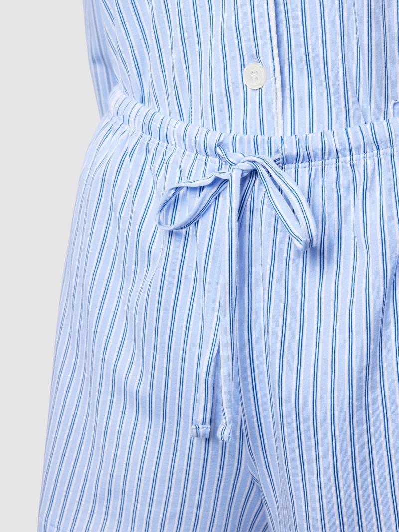 Pyjama mit Streifenmuster in bleu