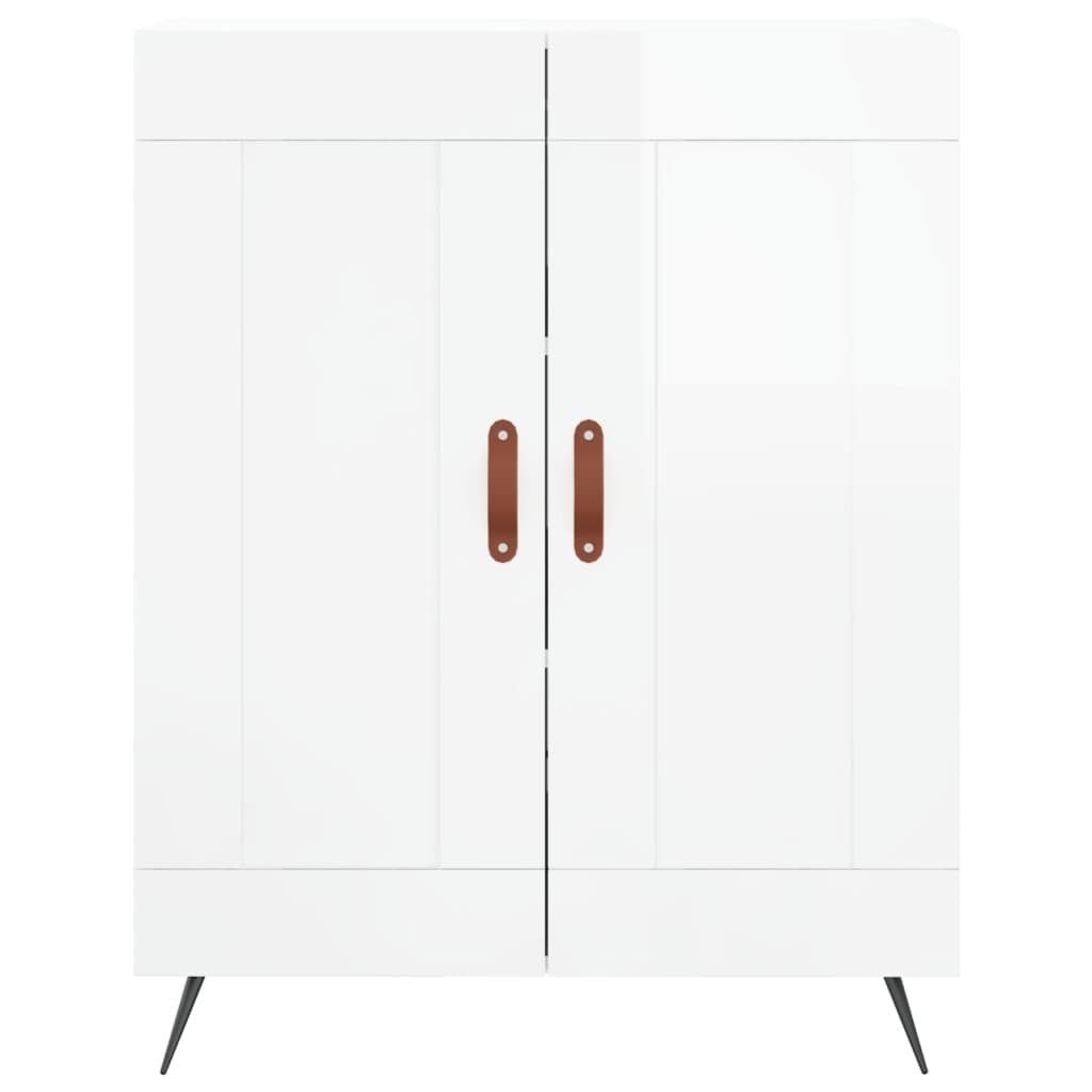 vidaXL Sideboard Sideboard Hochglanz-Weiß 69,5x34x90 cm Holzwerkstoff (1 St)