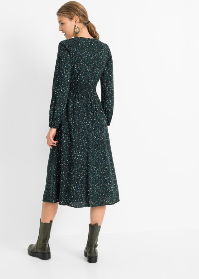 Midikleid mit Blumenprint