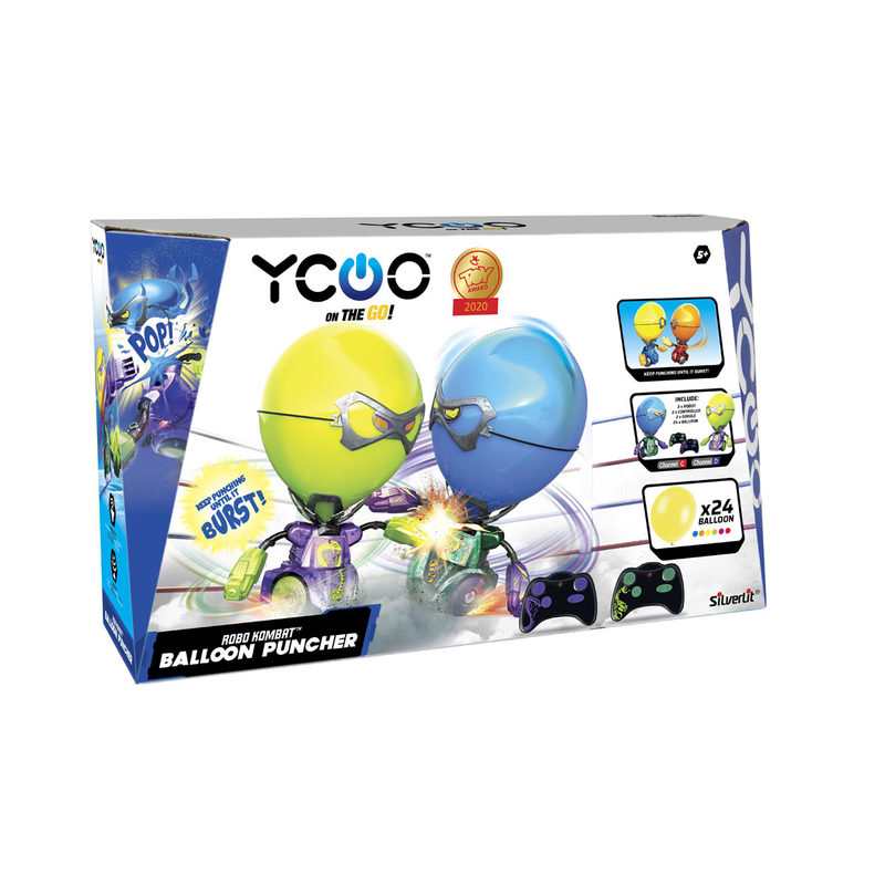 Pack combat de boxe 2 robots ballons Ycoo