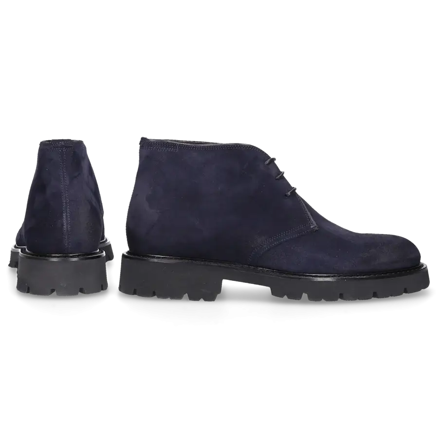 EN AVANT - Stiefeletten 470-02 Veloursleder - blau