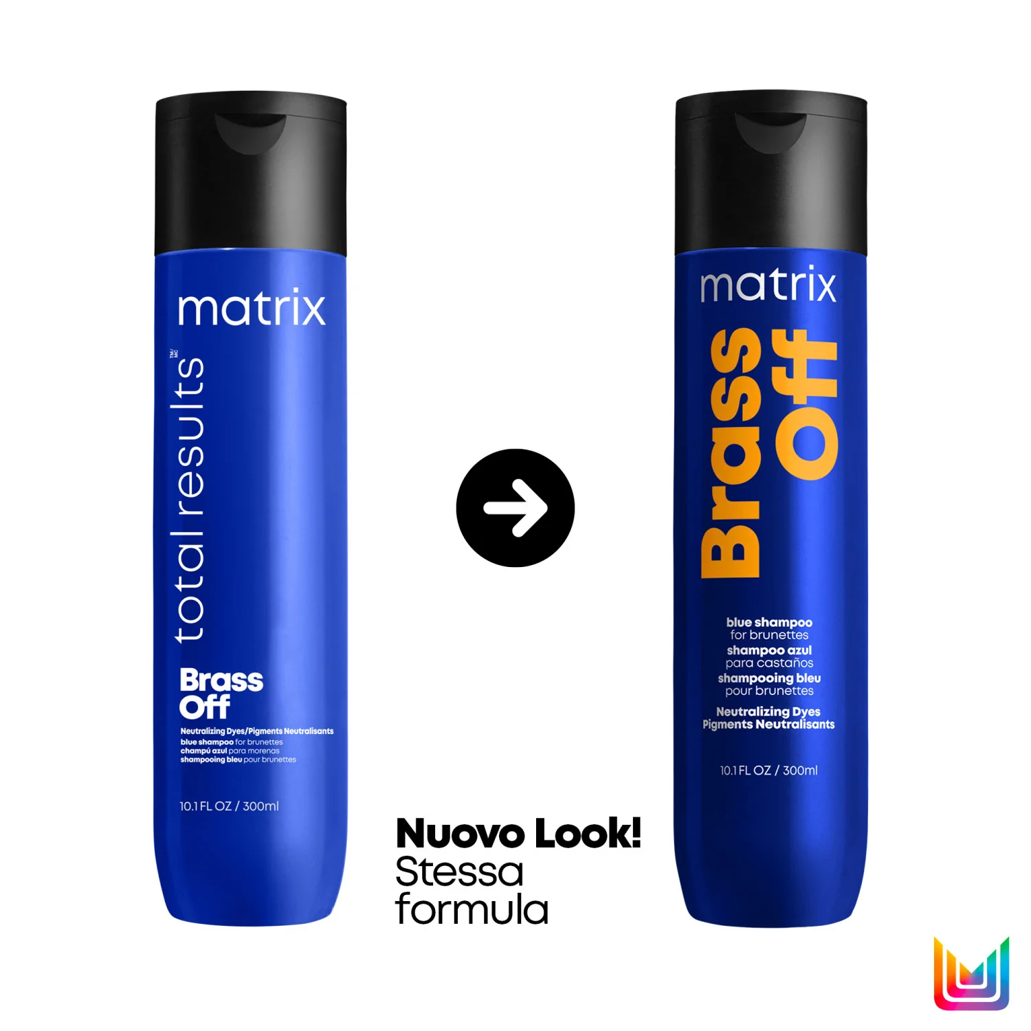 Total Results Brass Off Blue Shampoo - Color Protection Shampoo