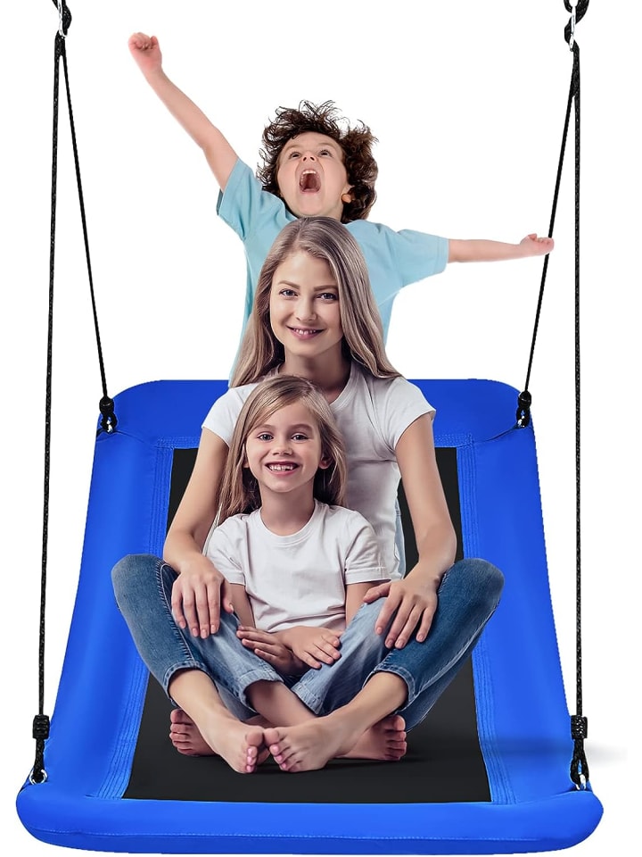COSTWAY Nestschaukel in Blau günstig kaufen 80x150cm