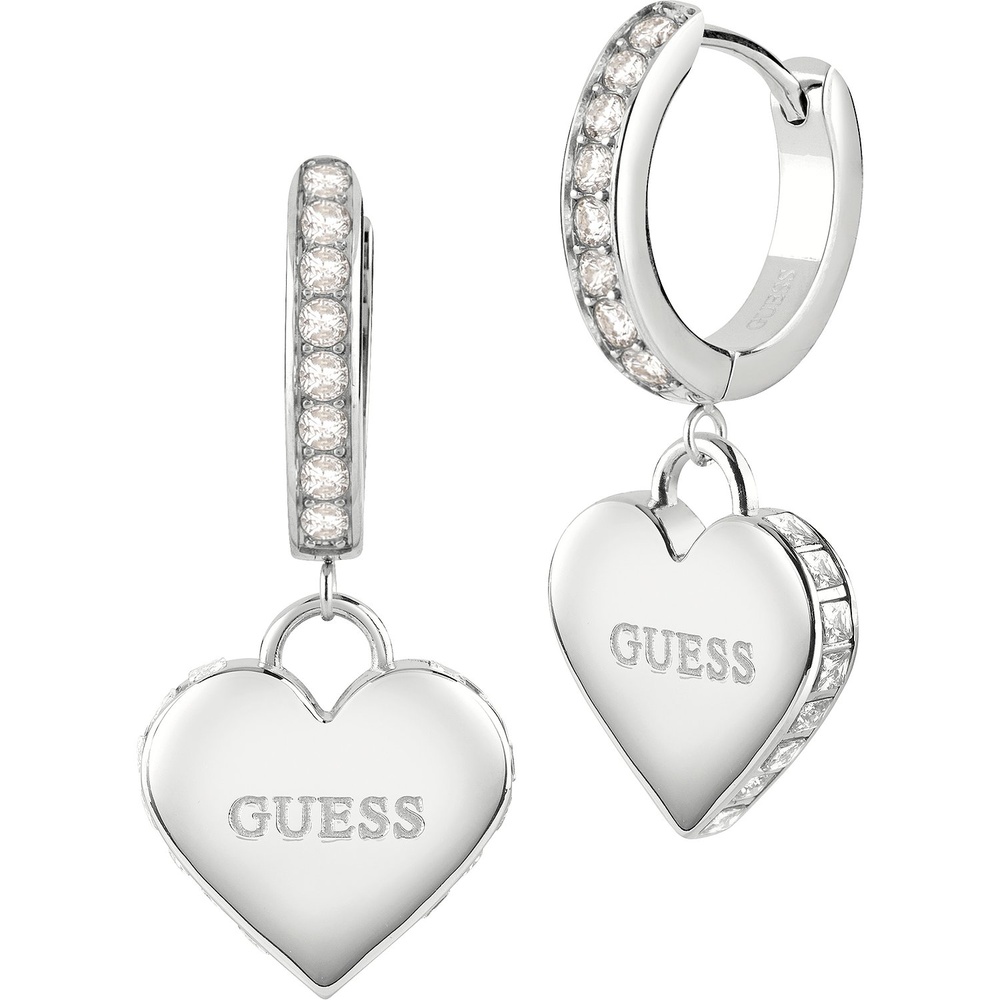 Guess Créoles Acier inoxydable Boucles d'oreilles