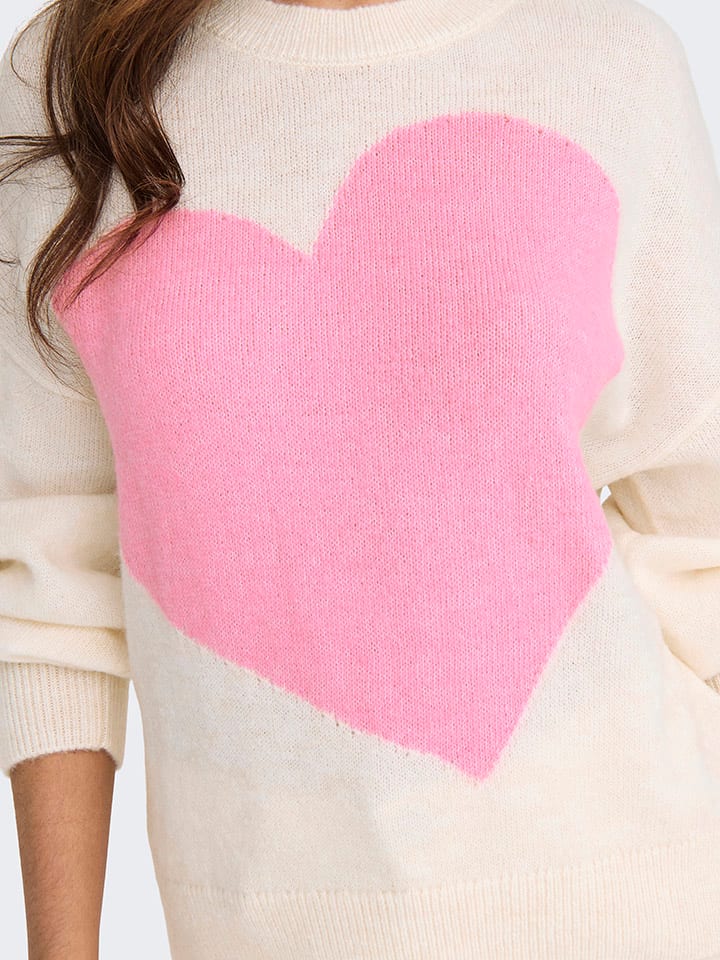 JDY Pullover in Creme günstig kaufen