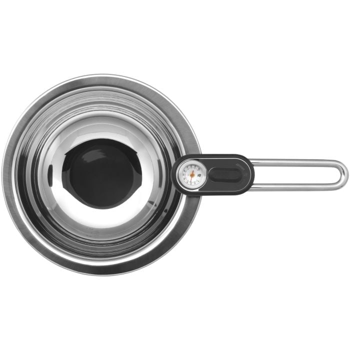 Simmertopf mit Temperaturanzeige und Einsatz, 18 cm