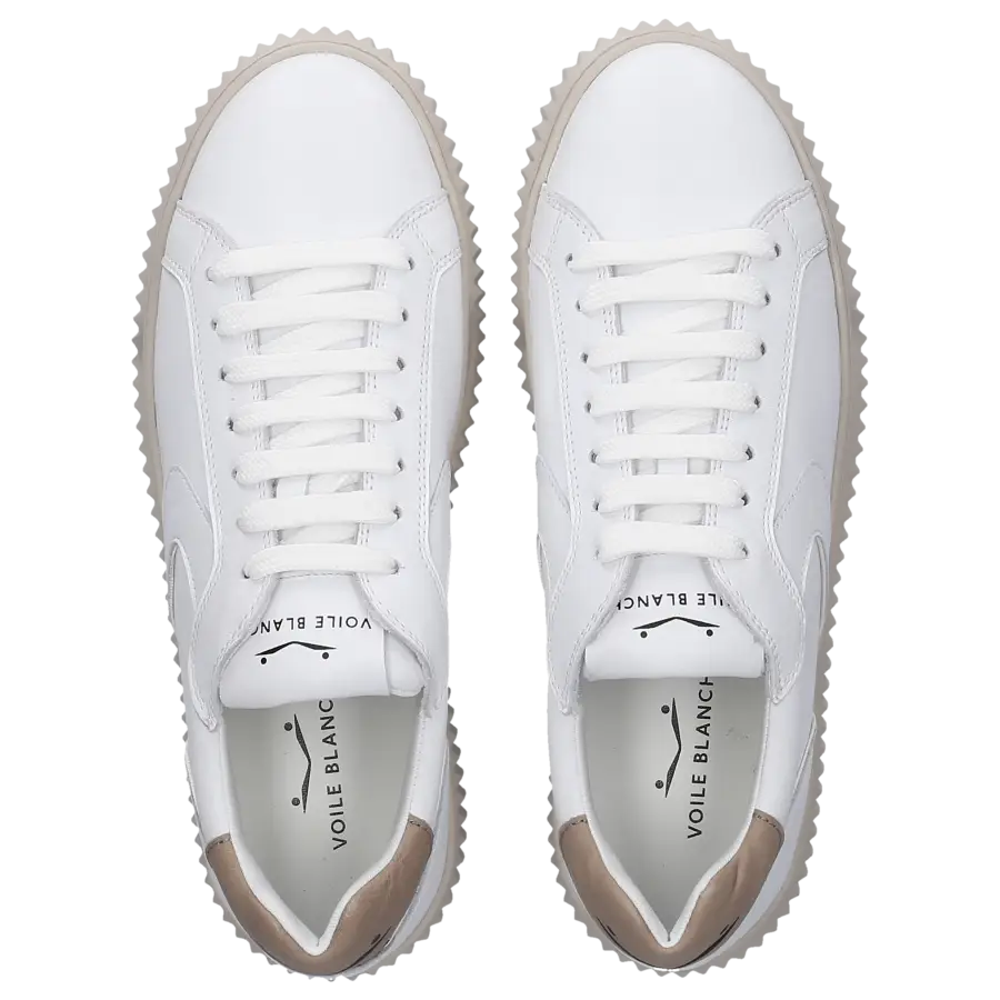 VOILE BLANCHE - Sneaker low LIPARI Kalbsleder - weiß