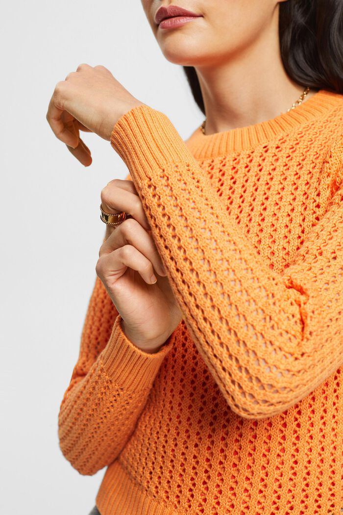 Strukturierter Pullover aus Bio-Baumwolle