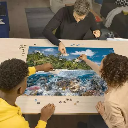 Puzzle 2000 Teile - Ein Tauchgang auf den Malediven