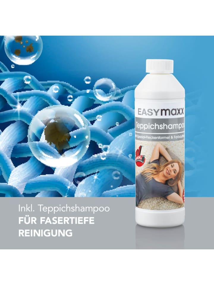 CLEANmaxx CLEANmaxx Teppichreiniger Professional mit Vibrations- und Seitenbürsten - schw günstig kaufen onesize