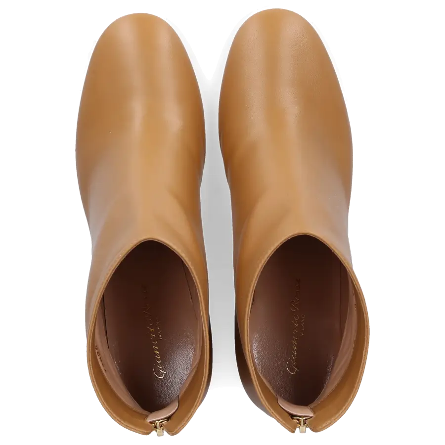 Gianvito Rossi - Klassische Stiefeletten HYDER 60 Glattleder - beige