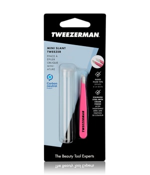 Tweezerman Mini Schräge Pinzette Neon Pink Pinzette-1 Stk