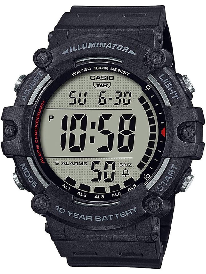 Casio Collection Herrenuhr Digital Schwarz günstig kaufen onesize