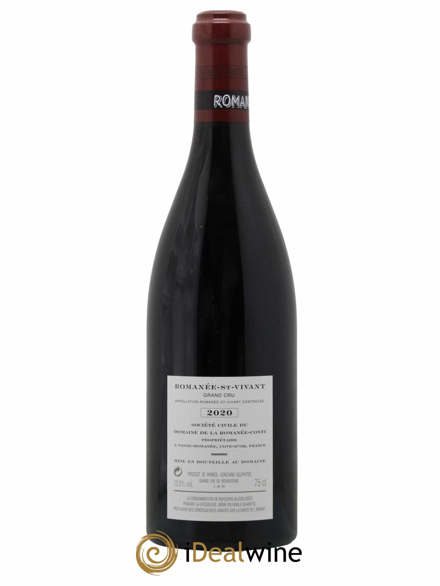 Romanée-Saint-Vivant Grand Cru Domaine de la Romanée-Conti  2020 - Lot de 1 Bouteille