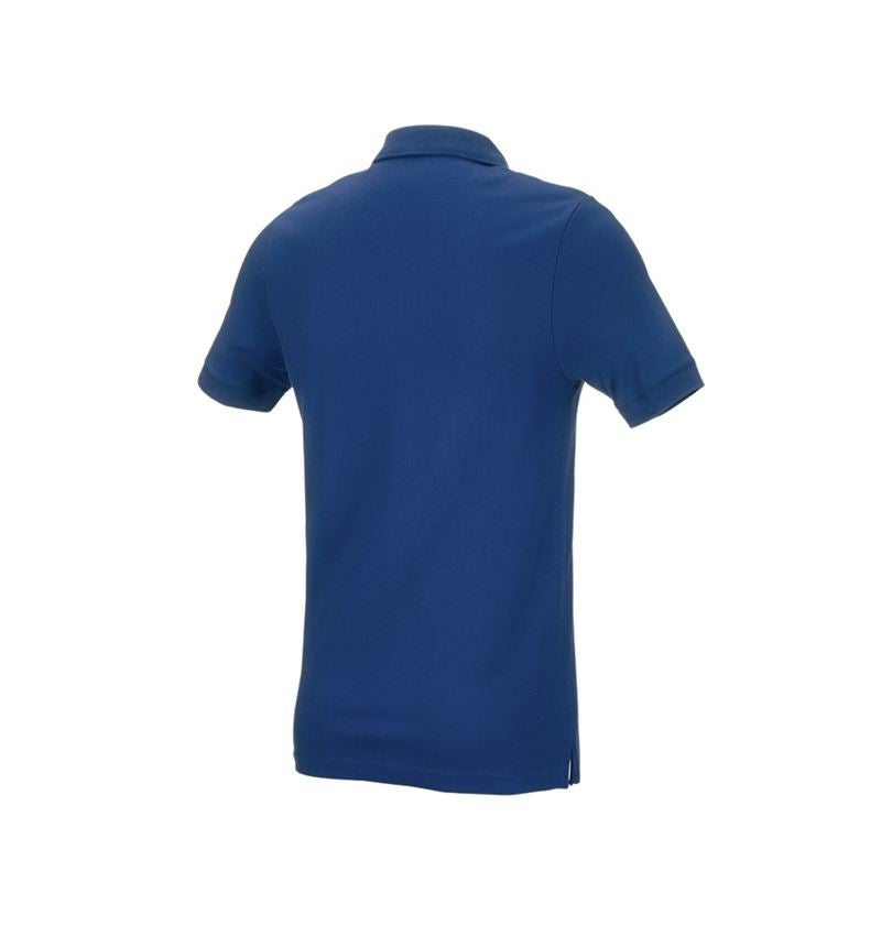 e.s. Piqué-Polo cotton stretch, slim fit