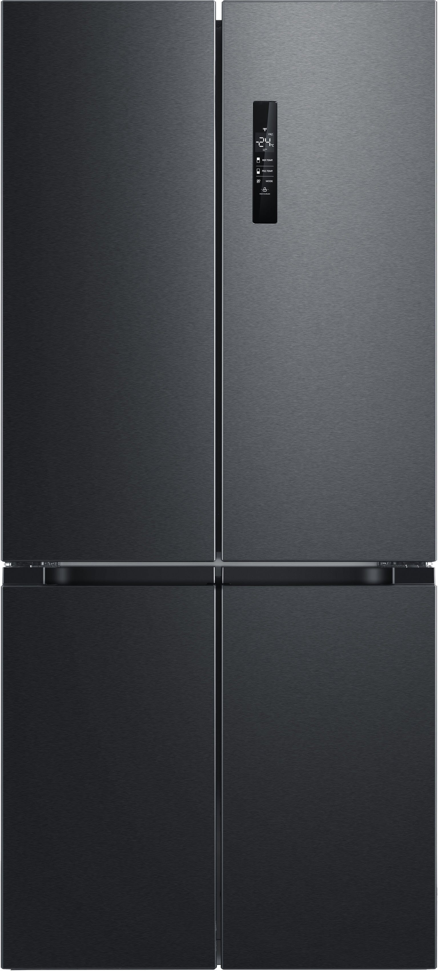 Hanseatic Multi Door HCD18983EBI, 189,8 cm hoch, 83,3 cm breit, NoFrost, FreshZone, QuickCool, Türalarm, Display