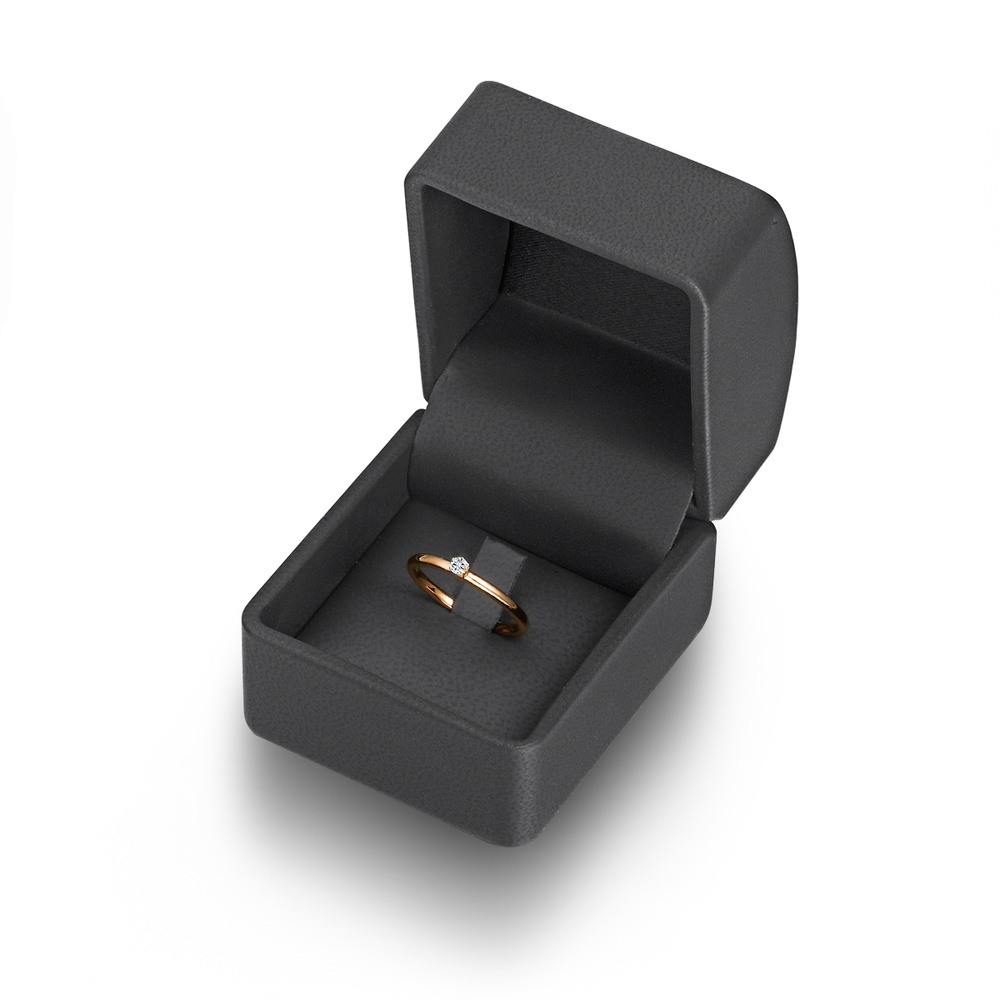 Trilani Bague en argent Argent sterling Oxyde de zirconium (CZ) en Or rose Bague