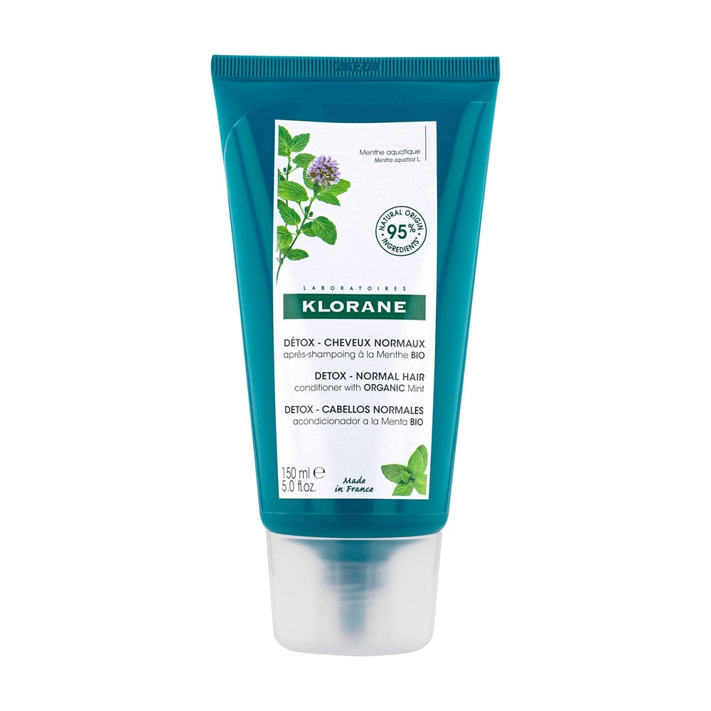 Klorane Klorane - Menthe Aquatique - Après-shamp oing détox à la Menthe BIO Après Shampoing