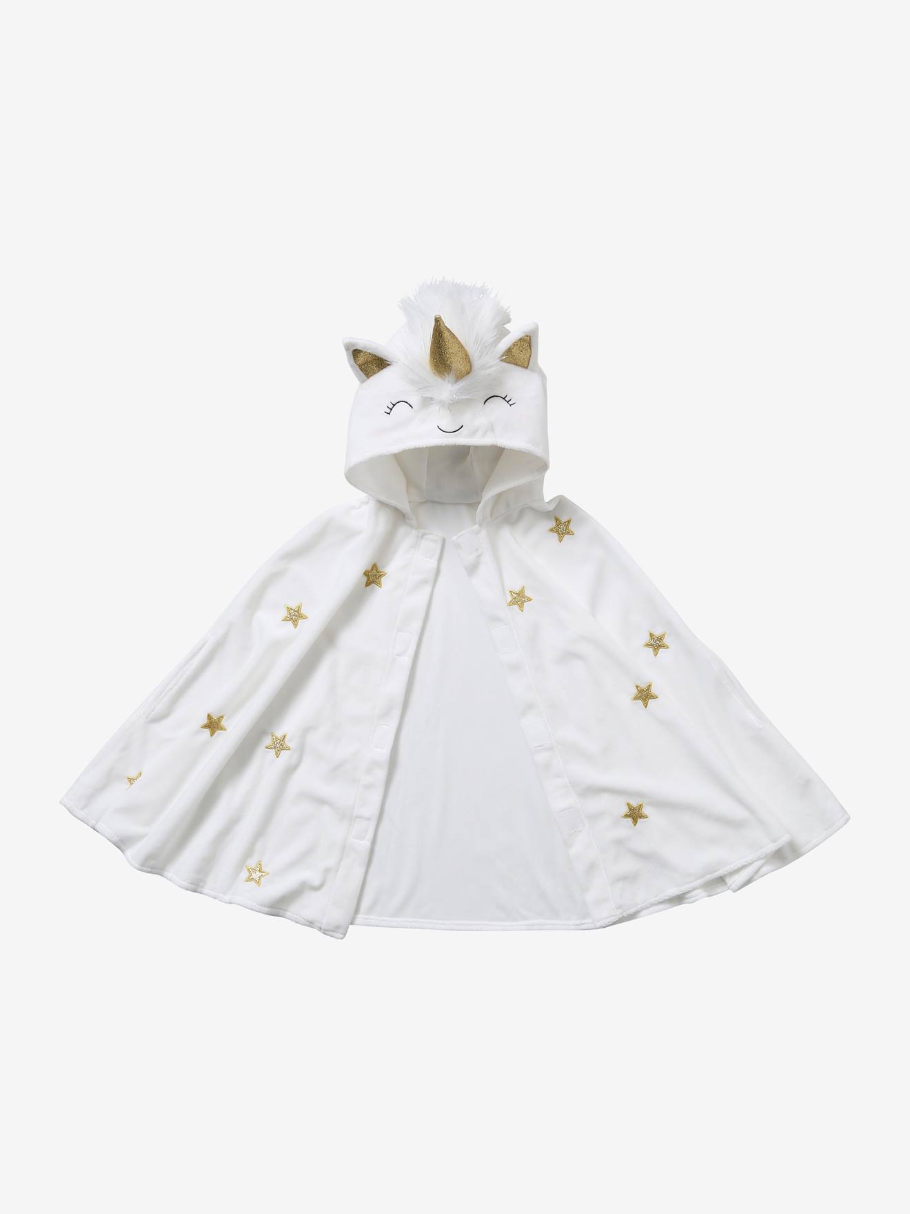 Déguisement cape licorne blanc